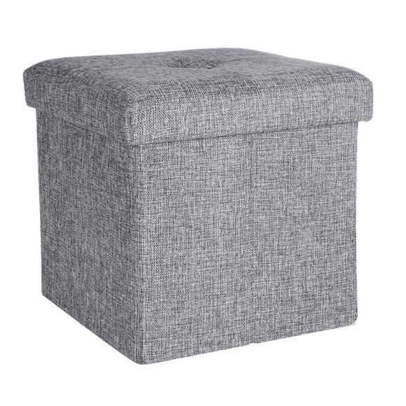 Foldable Fabric Storage Stool Multifunctional - Picture 6 of 9